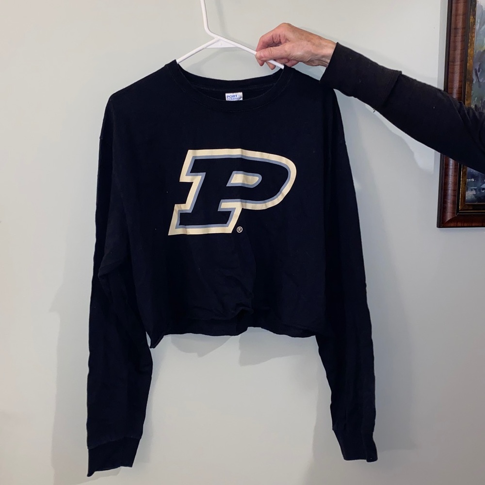 Purdue Motion P cropped long sleeve